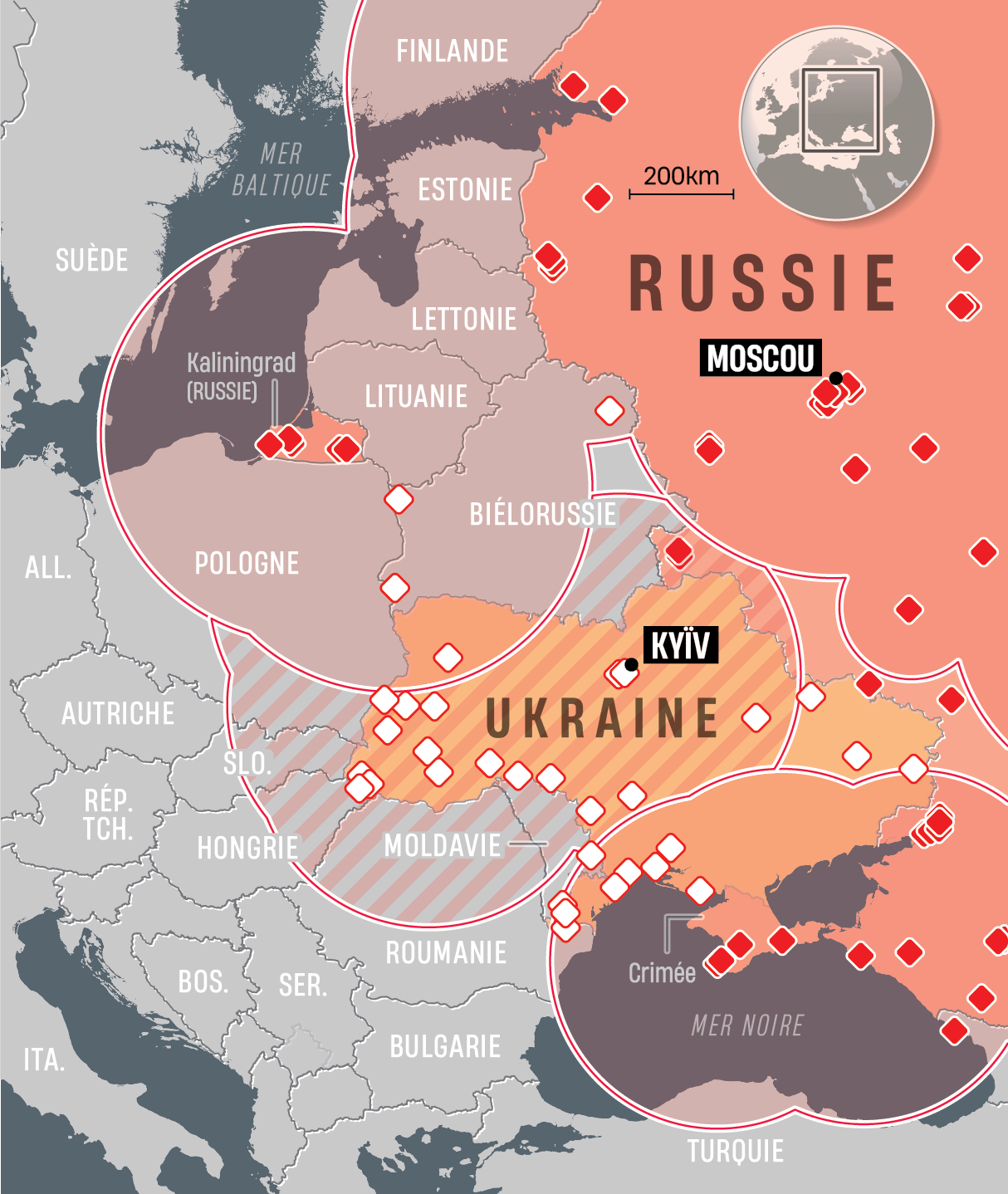 Map, World, Font, Red