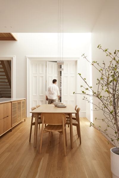 Interior design, Furniture, Table, Wood, Plant, Building, Cabinetry, Flooring, Comfort, Floor