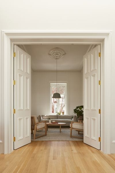 Interior design, Building, Property, Furniture, Table, Wood, Couch, Hall, Floor, Flooring