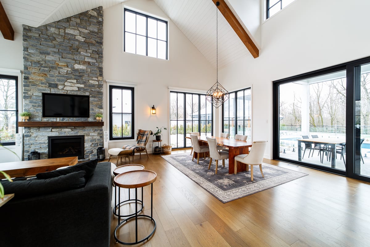 Interior design, Picture frame, Table, Furniture, Property, Couch, Window, Wood, Building, Flooring