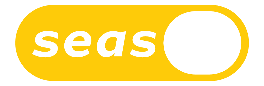 "Season" logo: dark green "seas" on yellow, white "on" on dark green circle background.