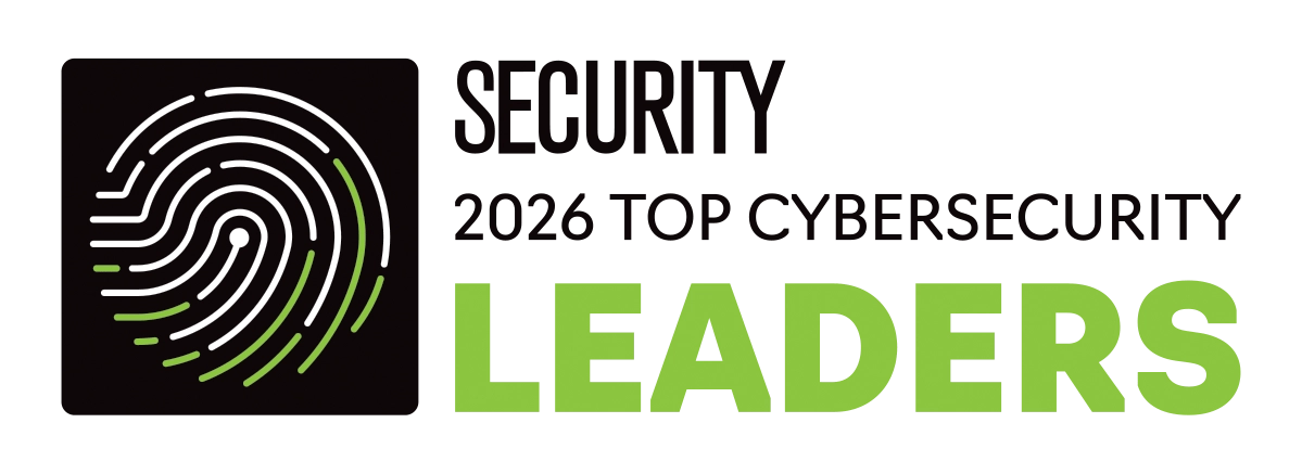 SECURITY 2026 TOP CYBERSECURITY LEADERS logo, featuring a fingerprint.