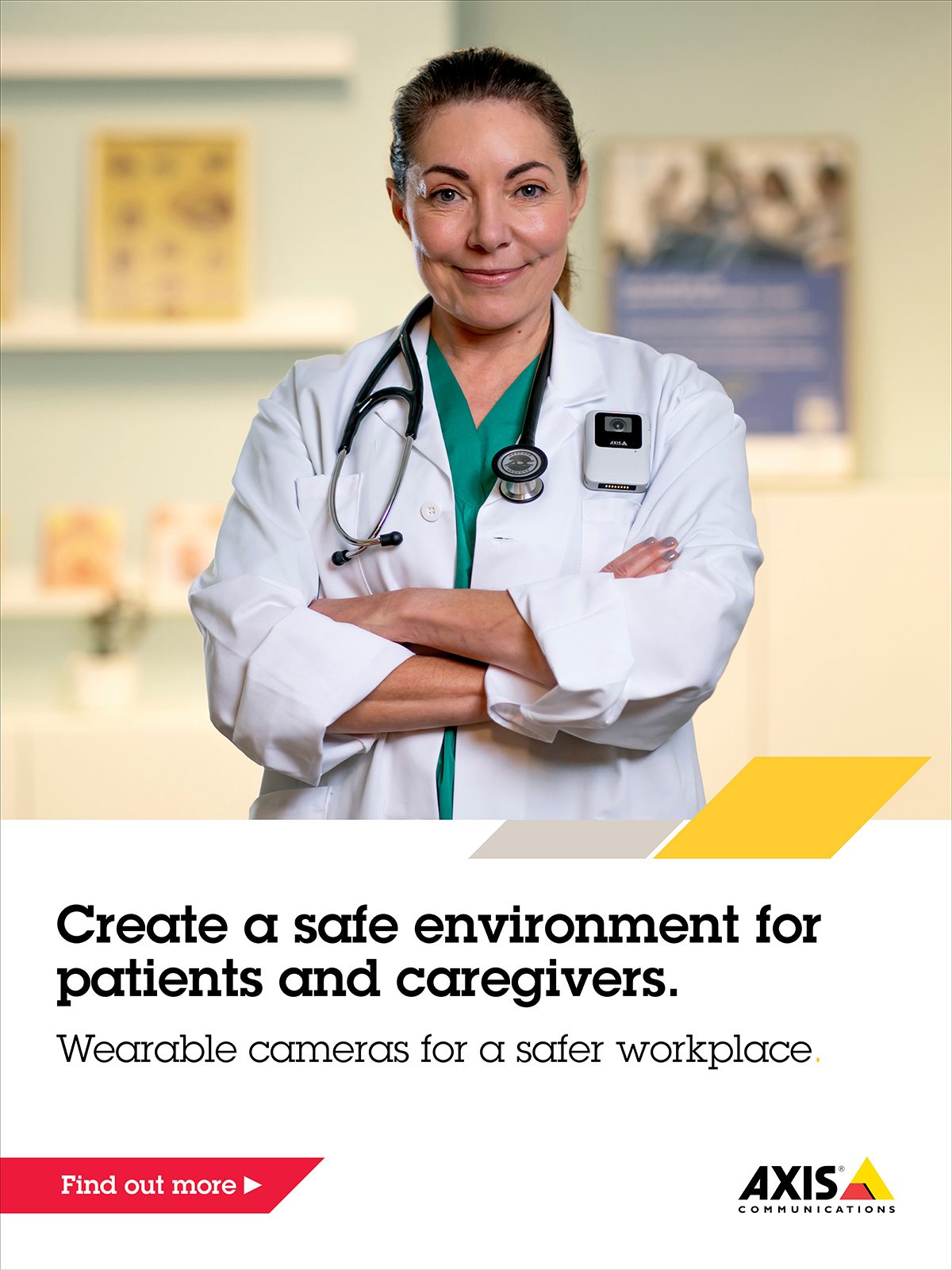 White coat, Health care, Workwear, Sleeve, Collar, Stethoscope, Smile