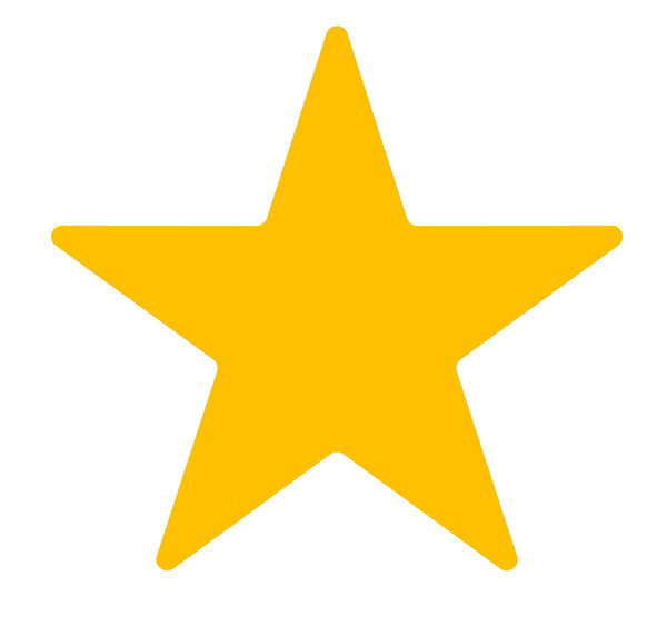 Yellow five-pointed star on a green background.