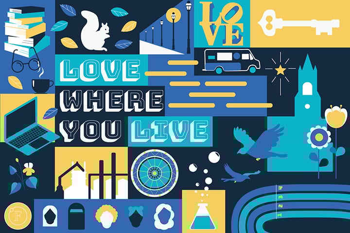 Blue, Azure, Font, World, Line