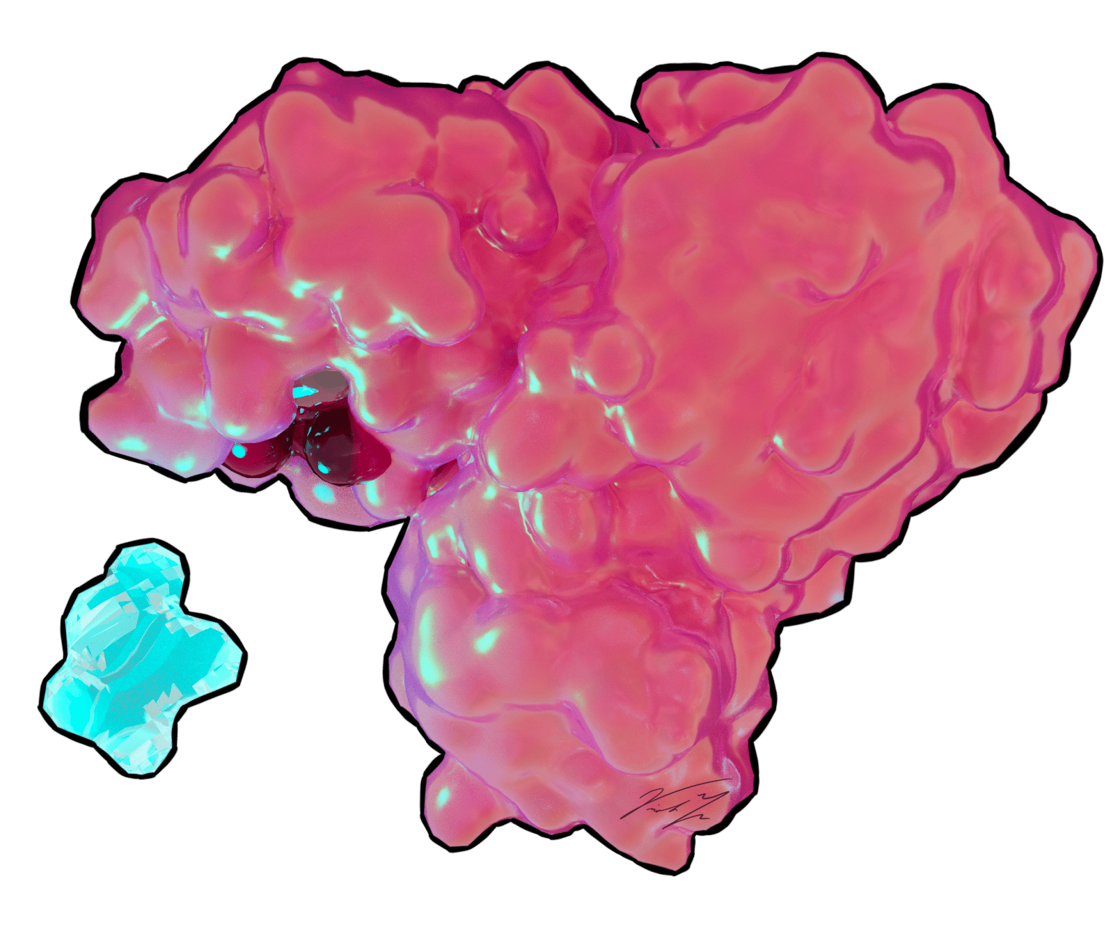 Material property, Organism, Pink, Art