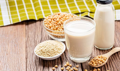Soy milk, Food, Ingredient, Tableware, Cuisine, Recipe, Liquid, Dish