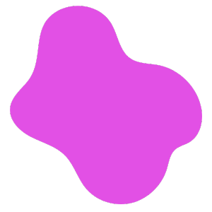 Irregular magenta blob.