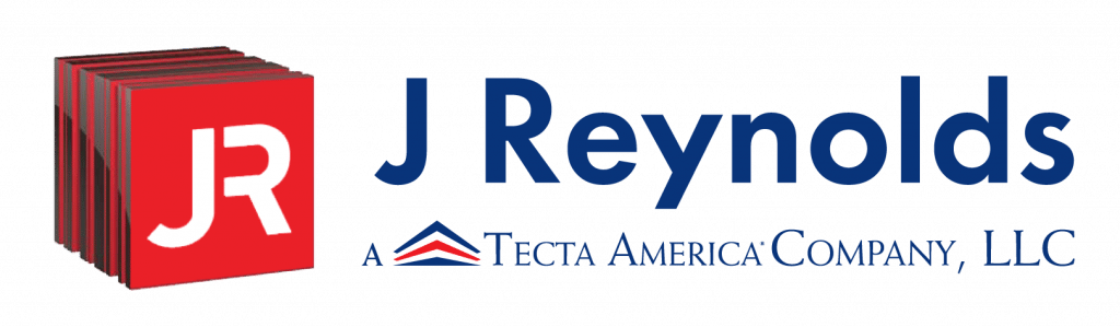 Logo for J Reynolds, featuring a red 'JR' icon and blue text 'J Reynolds' with 'A Tecta Agency Company, LLC'.