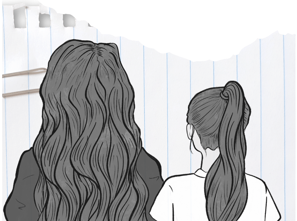 Hair, Hairstyle, Eyebrow, Jaw, Neck, Gesture