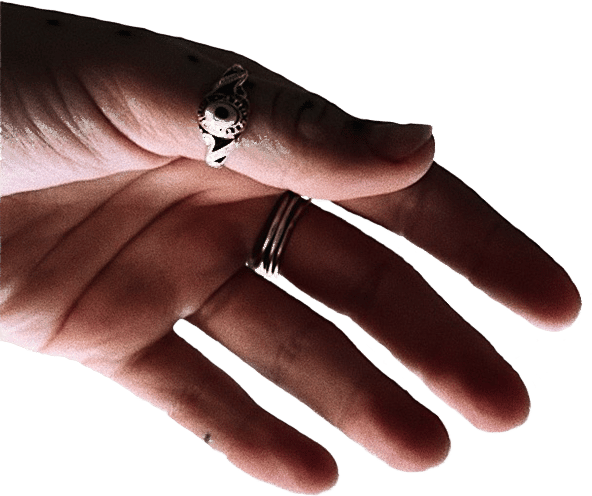 Body jewelry, Finger, Gesture, Font, Thumb