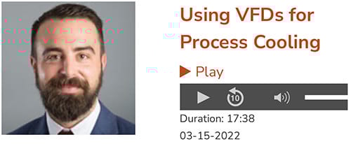 Using VFDs for Process Cooling