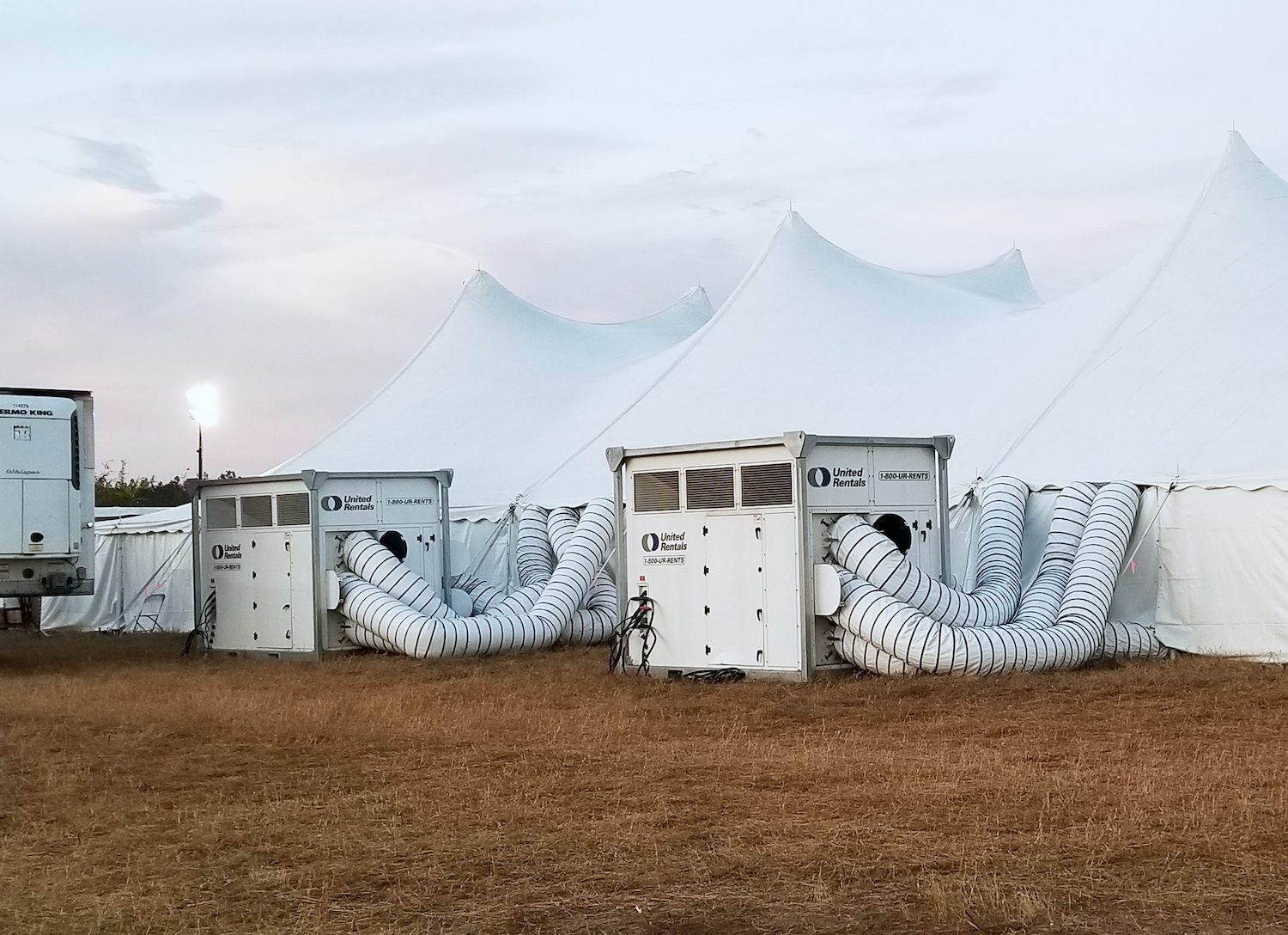 United Rentals PHVAC Tents