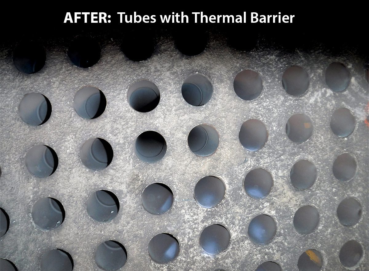  After Tubes After Thermal Barrier Liner Horizontal