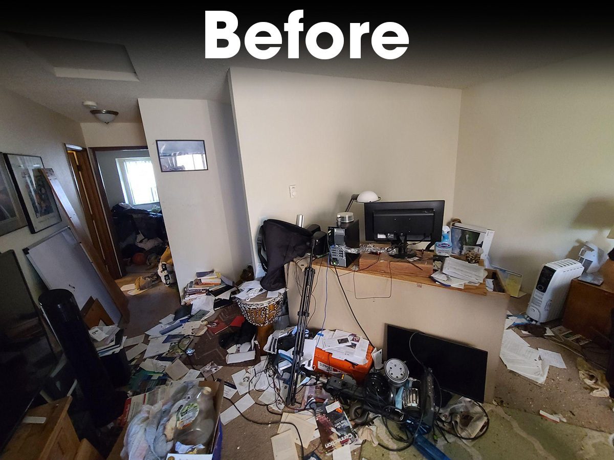 Restoring a Hoarders Home Before