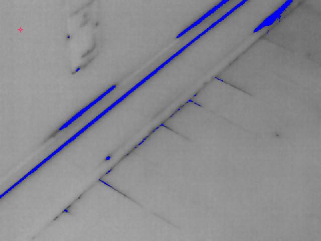Water Behind Baseboard With Color Alarm IR