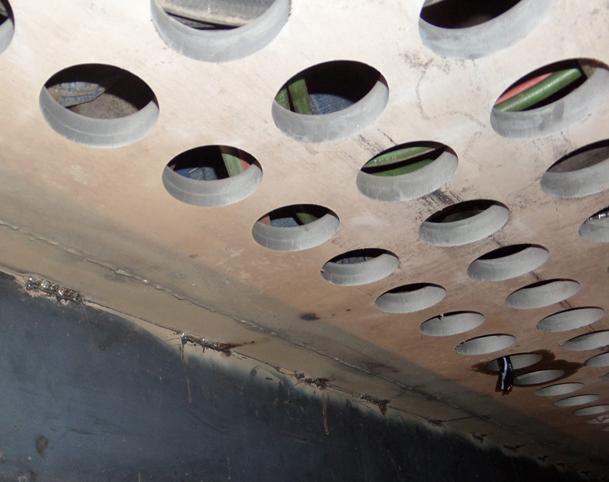 heat exchanger contains a significant amount of metal