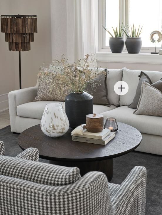 Interior design, Table, Furniture, Plant, Couch, Black, Comfort, Rectangle, Textile, Lighting