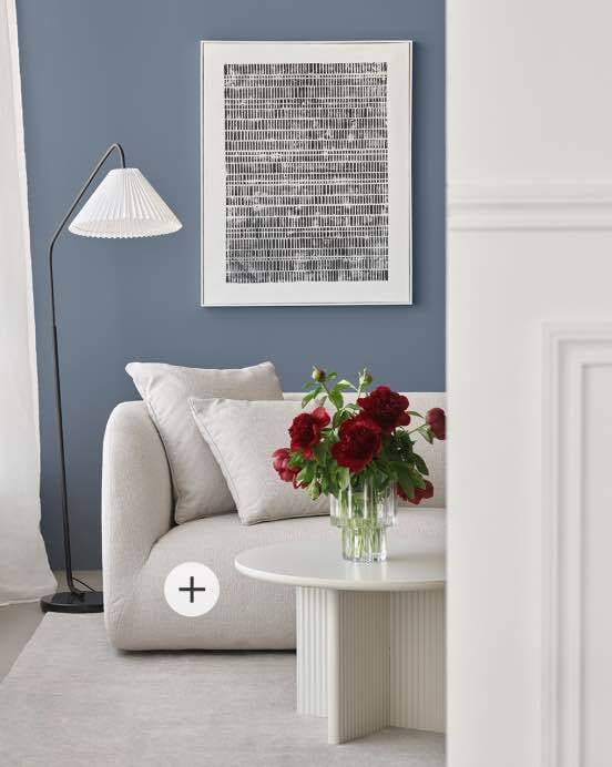 Picture frame, Interior design, studio couch, Furniture, Rectangle, Flower, Comfort, Grey, Plant