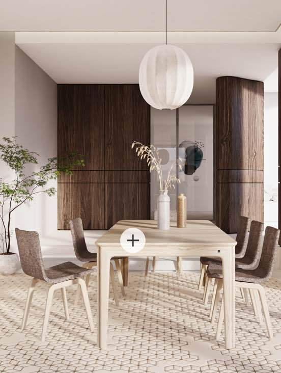 Interior design, Furniture, Table, Property, Plant, Chair, Wood, Lighting, Rectangle, Floor