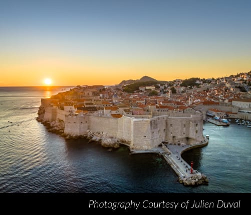 Coastal and oceanic landforms, Body of water, Horizon, Waterway, Coast, Sea, Dusk, Ocean