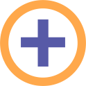 Orange, Cross, Symbol