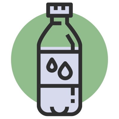 Plastic bottle, Water, Liquid