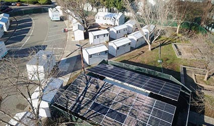 Microgrids in California shelter community