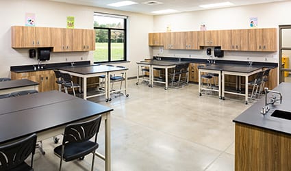 Andes Central High School Lab Classroom