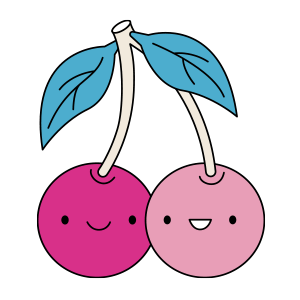 Plant, Fruit, Art, Cartoon, Happy