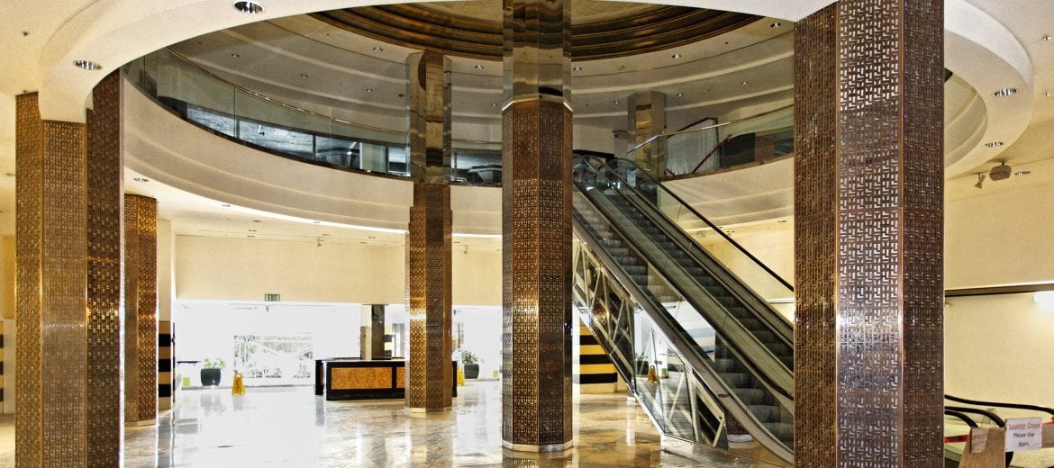 Interior design, Composite material, Tile Flooring, Commercial building, Floor, Ceiling, Lobby, Column