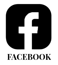 Facebook logo with a white 'f' and "FACEBOOK" text.
