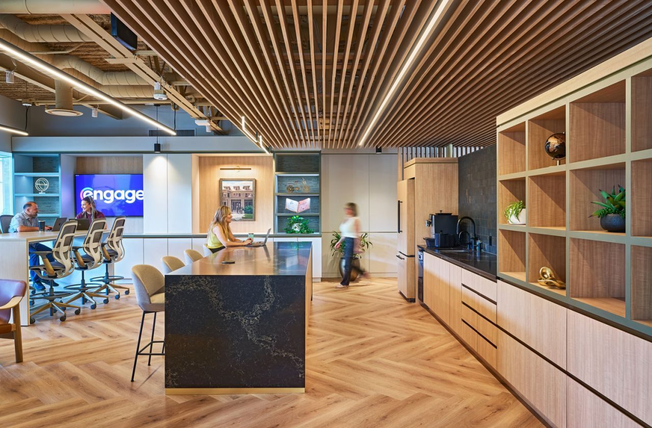 Interior design, Property, Wood, Chair, Architecture, Flooring, Hall, Floor, Building, Cabinetry