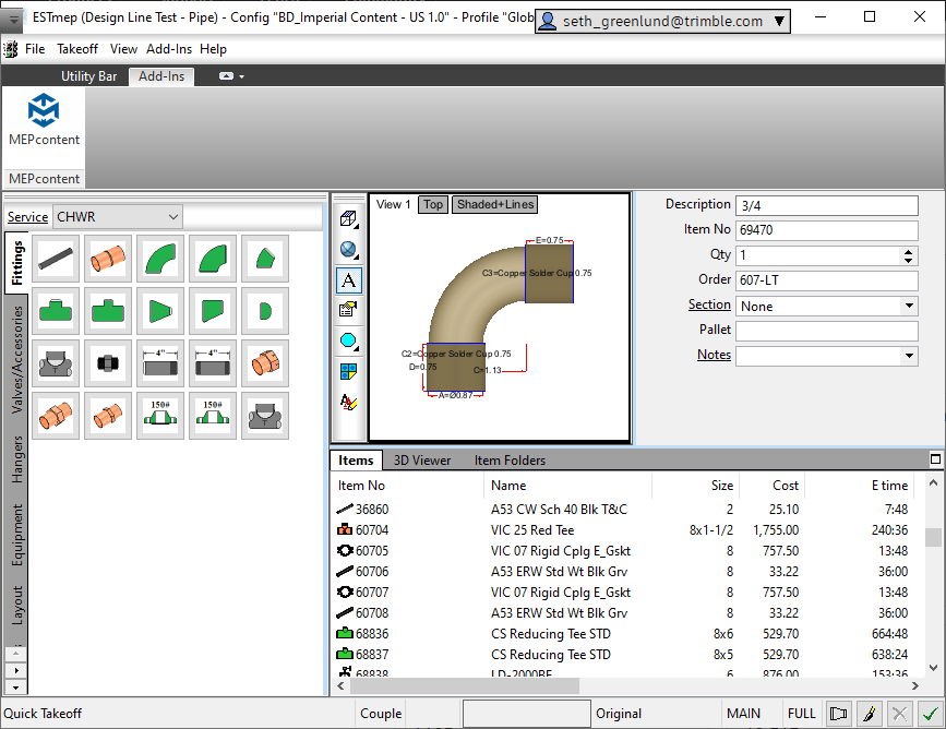 Trimble’s RFA package for Revit, which includes content from more than 630 manufacturers and millions of brand and part-specific MEP objects, all updated throughout the year to ensure their library includes only current and purchasable objects.