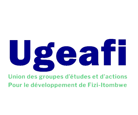 Logo for "Ugeafi," an organization for study groups and actions for the development of Fizi-Itombwe.