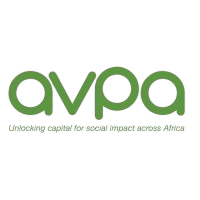 Green 'avpa' logo with tagline 'supporting youth through education and the arts'.