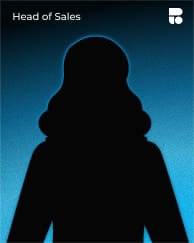 Silhouette profile for Head of Sales.