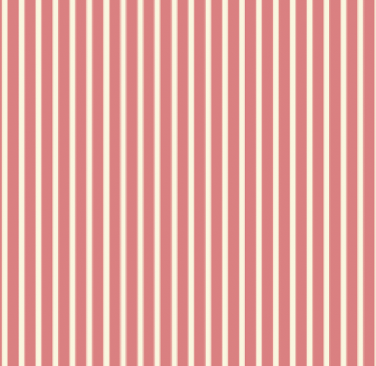 Dusty rose and cream vertical striped pattern.
