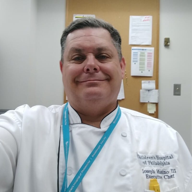 Joseph Masino III, Executive Chef, Children's Hospital of Philadelphia.