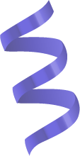 A purple spiraling ribbon.