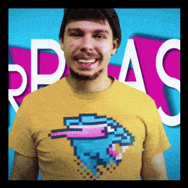 Facial expression, Smile, Sleeve, Beard, Happy, Gesture, T-shirt, Cool, Font