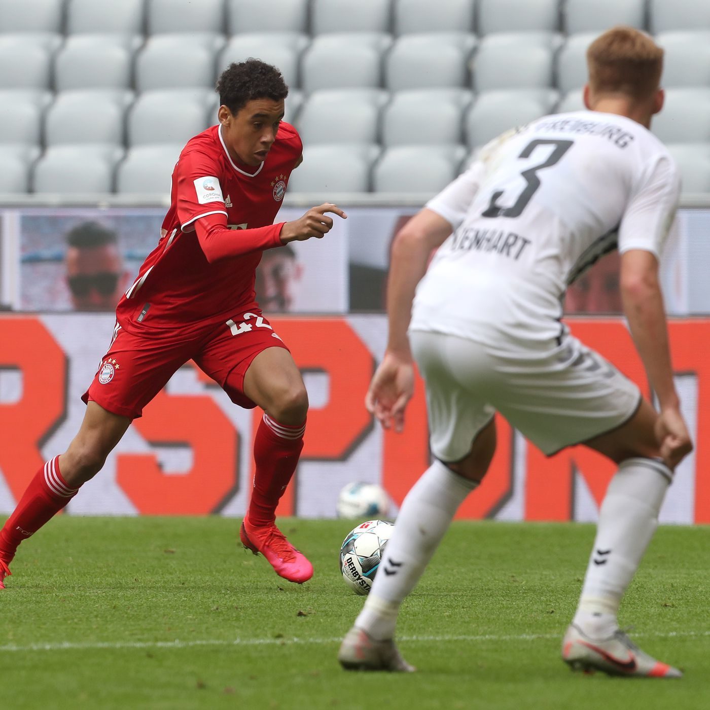 Jamal Musiala&#x27;s debut for Bayern.