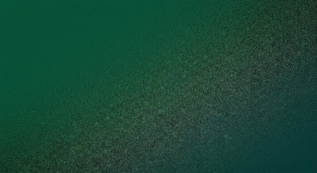 A dark green background with a subtle gradient transitioning to an even darker shade, featuring a fine, grainy texture across the surface.
