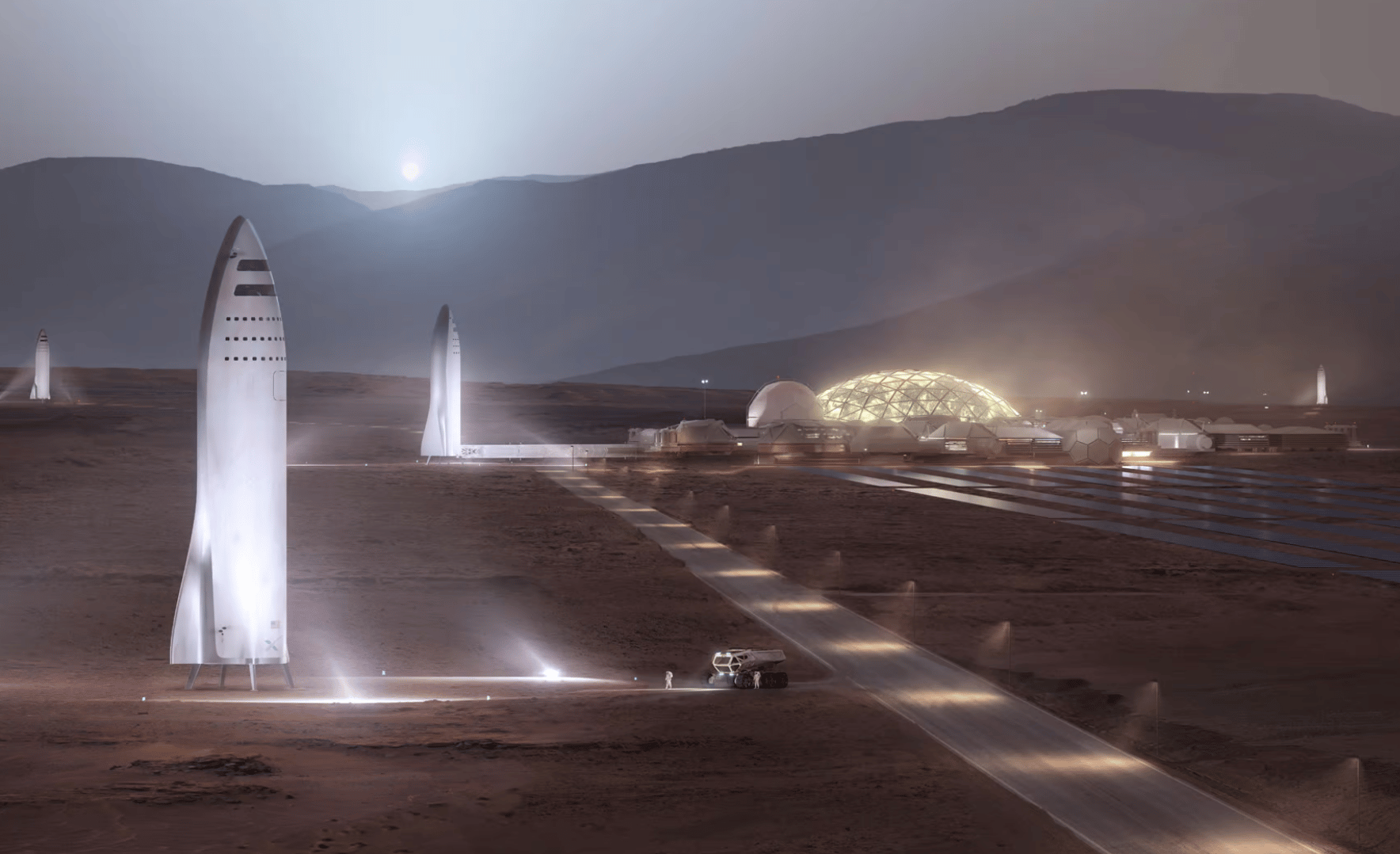 Street light, Sky, Atmosphere, Water, Lighting, Mountain, Sunlight