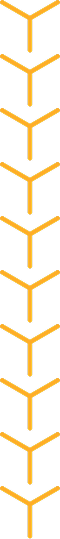 Repeating gold Y-shape pattern on dark green background.