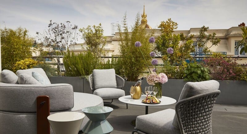 Interior design, Plant, Furniture, Property, Table, Cloud, Sky, Flowerpot, Flower, Chair