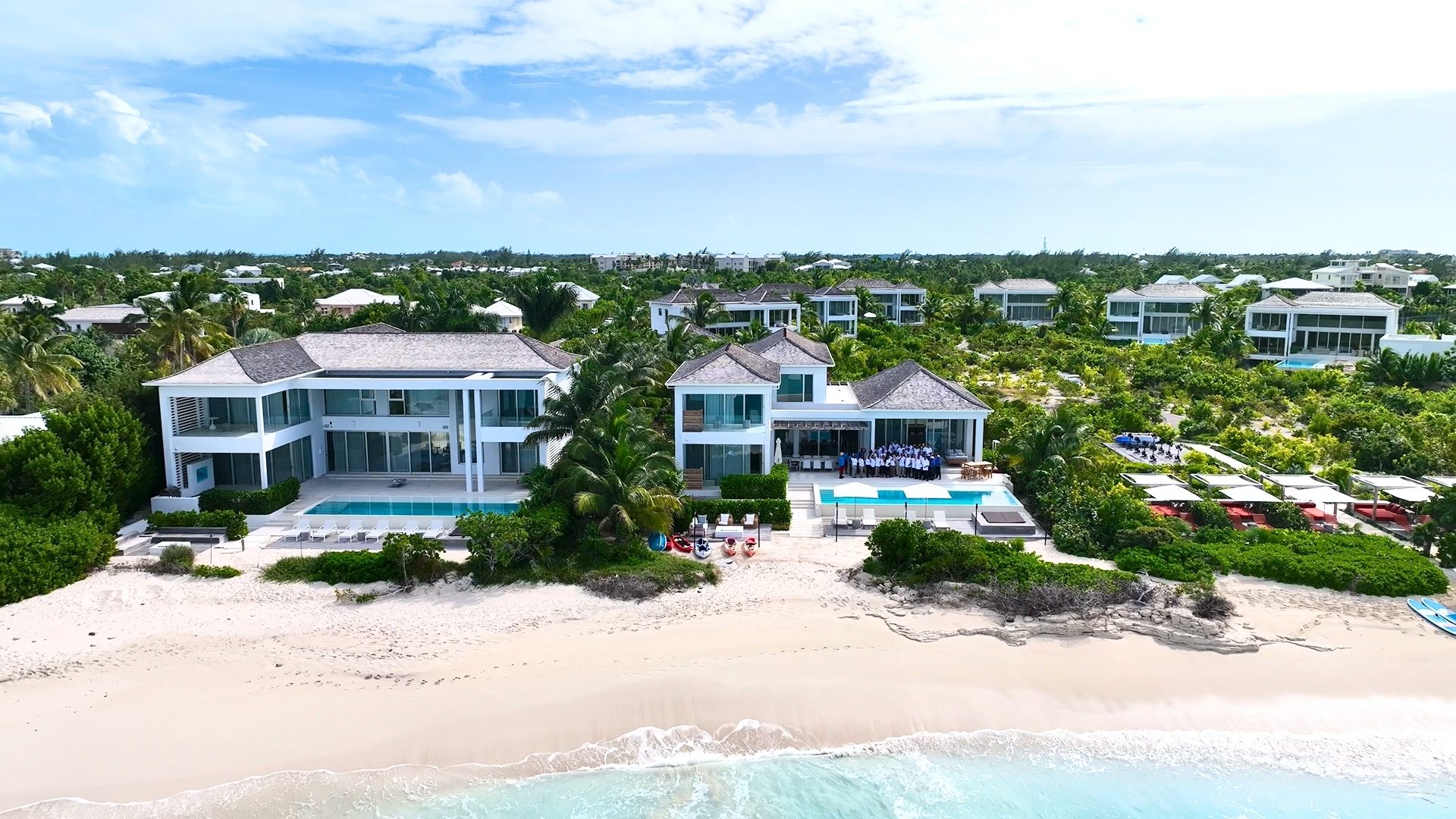 Seaside resort, Sky, Cloud, Plant, Building, Property, Water, Window, House, Beach