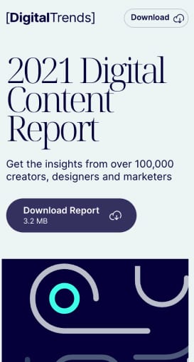 Digital Content Report Template