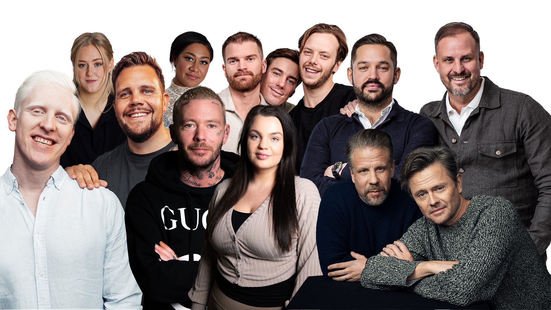 Facial hair, Social group, Smile, Happiness, Face, Beard, Moustache, Muscle, Fun