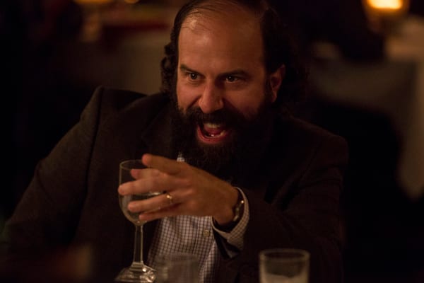 Smile, Tableware, Mouth, Beard, Human, Coat, Drinkware, Gesture